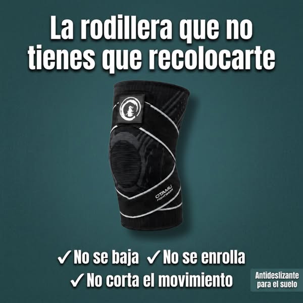 La rodillera que no se baja