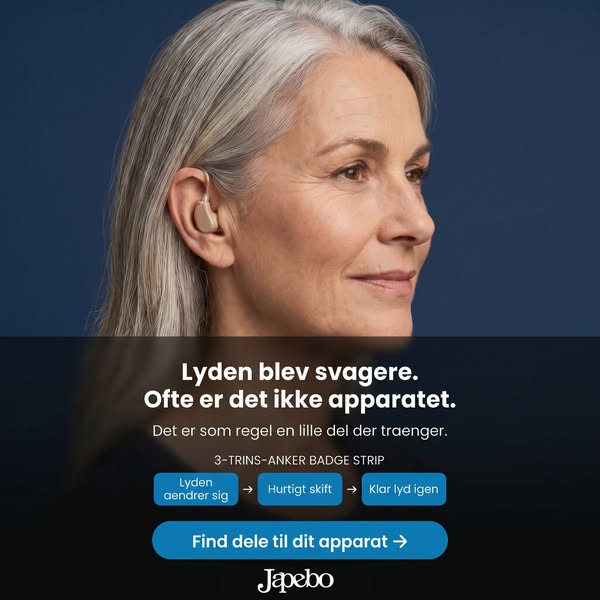 Vi har alt tilbehør til dit høreapparat hos Japebo