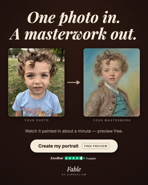 Photo In. Masterwork Out.