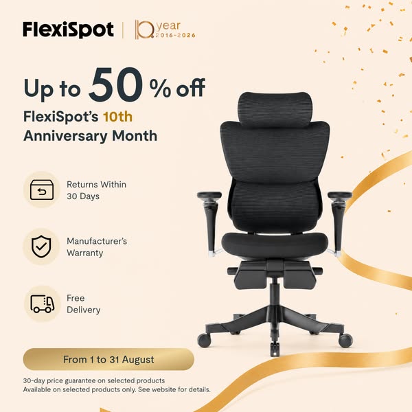 Up to 50% off. Don't overthink it.