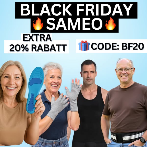 Black Friday — zusätzlich 20 % Rabatt: Code BF20