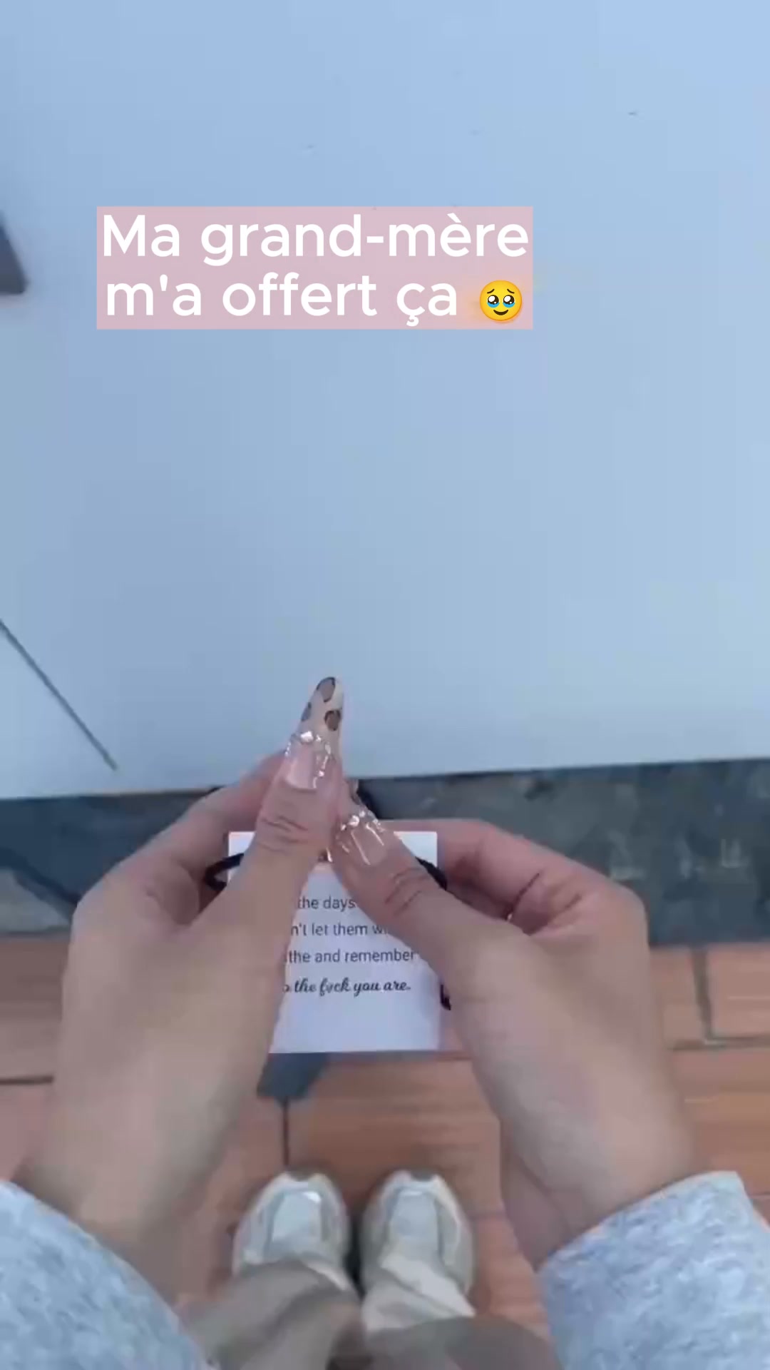 Un rappel de force au poignet