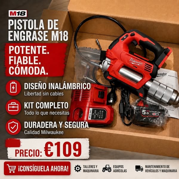 10.000 PSI. La grasera que los profesionales eligen.