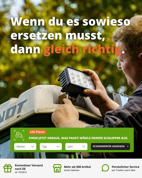 Einfach auf LED umrüsten