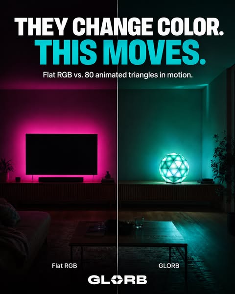 They change colour. This one moves.