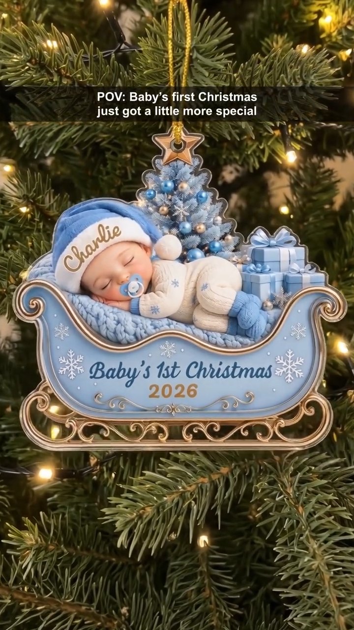 Personalized Baby’s First Christmas Ornament