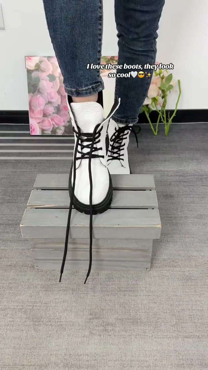 White Combat Boots That Look So Cool