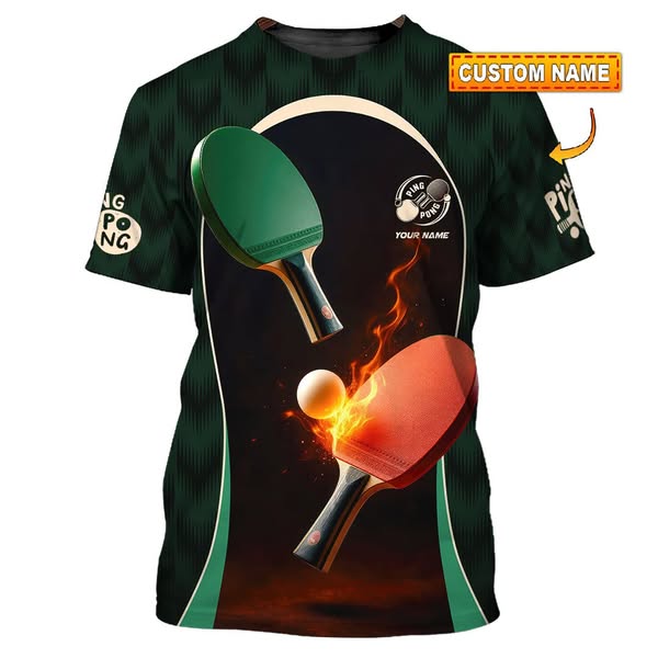 Ping Pong's Perfect Shirts Custom Name for You!