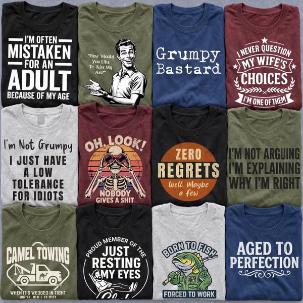 Twelve tees that say what you're thinking