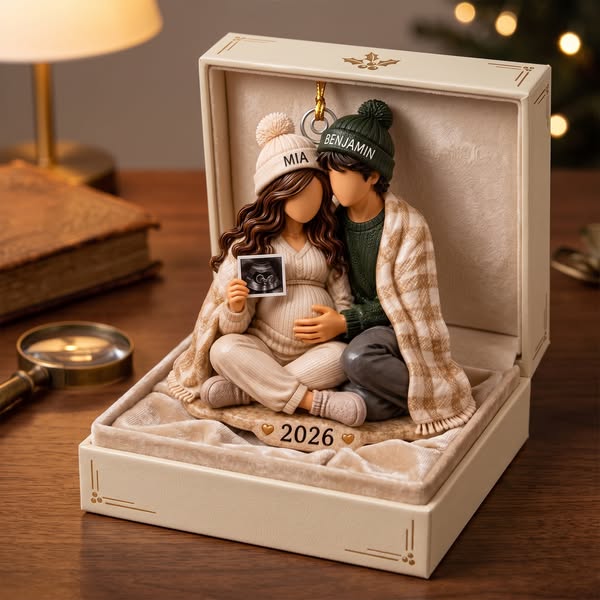 Personalized Pregnancy Christmas Acrylic Ornament
