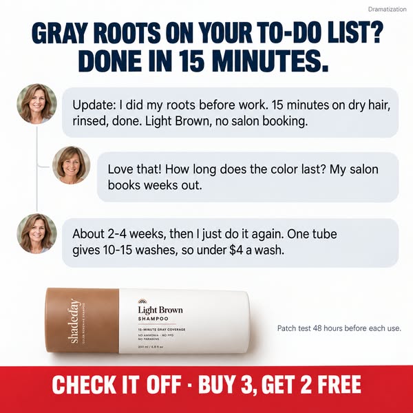 The Viral Shampoo That Covers Gray in 15 Minutes