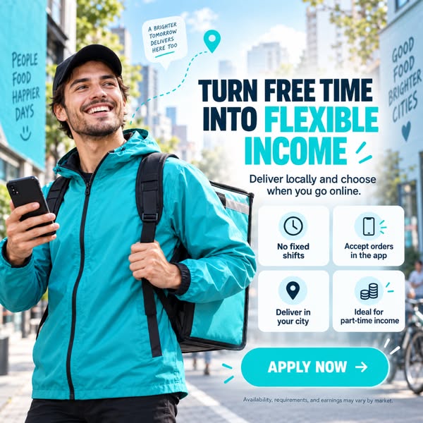 See delivery driver apps & how to apply