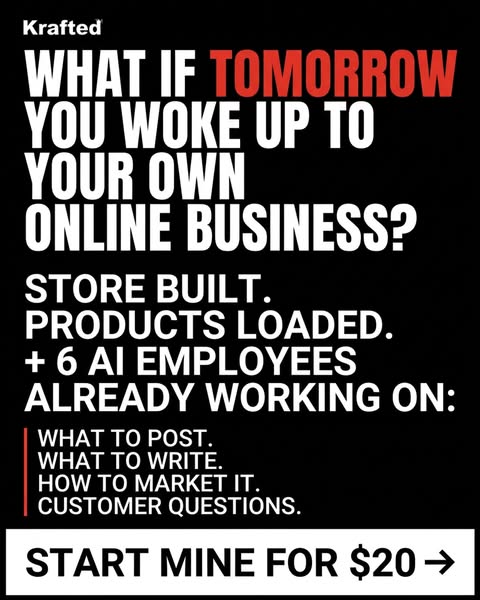 Get Your $20 Store + 6 AI Employees