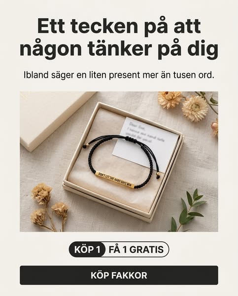 Ge den andra till någon du bryr dig om.