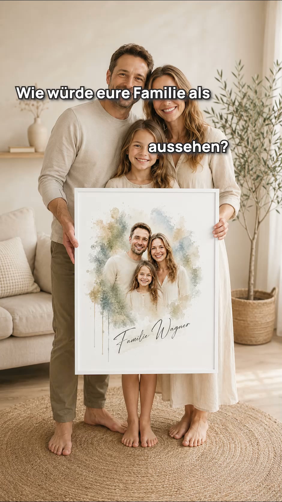Dein Familie verewigt