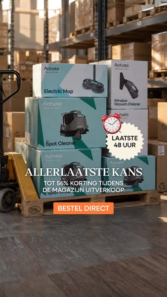 Tot 56% korting op het hele assortiment