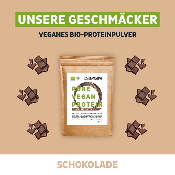 Bio Vegan Protein. Ohne Schnickschnack.