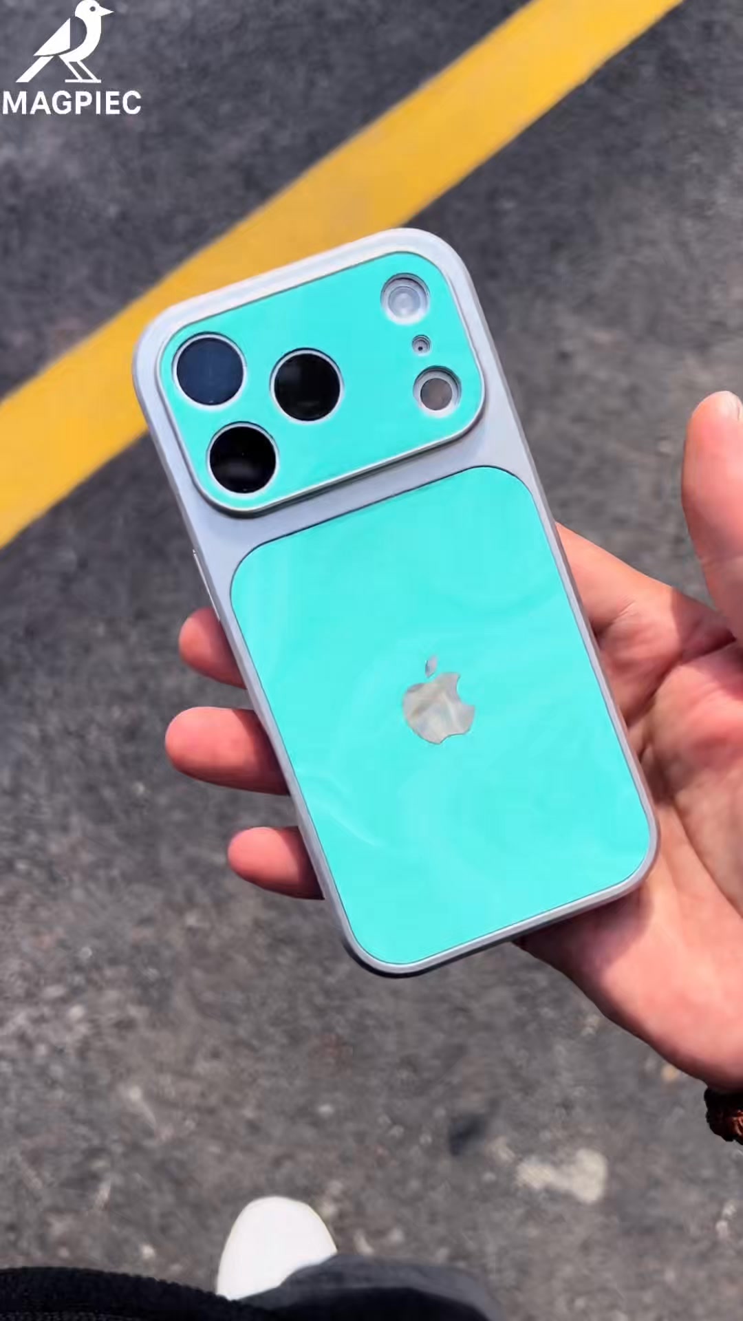 iPhone Liquid Ripple Suede Case
