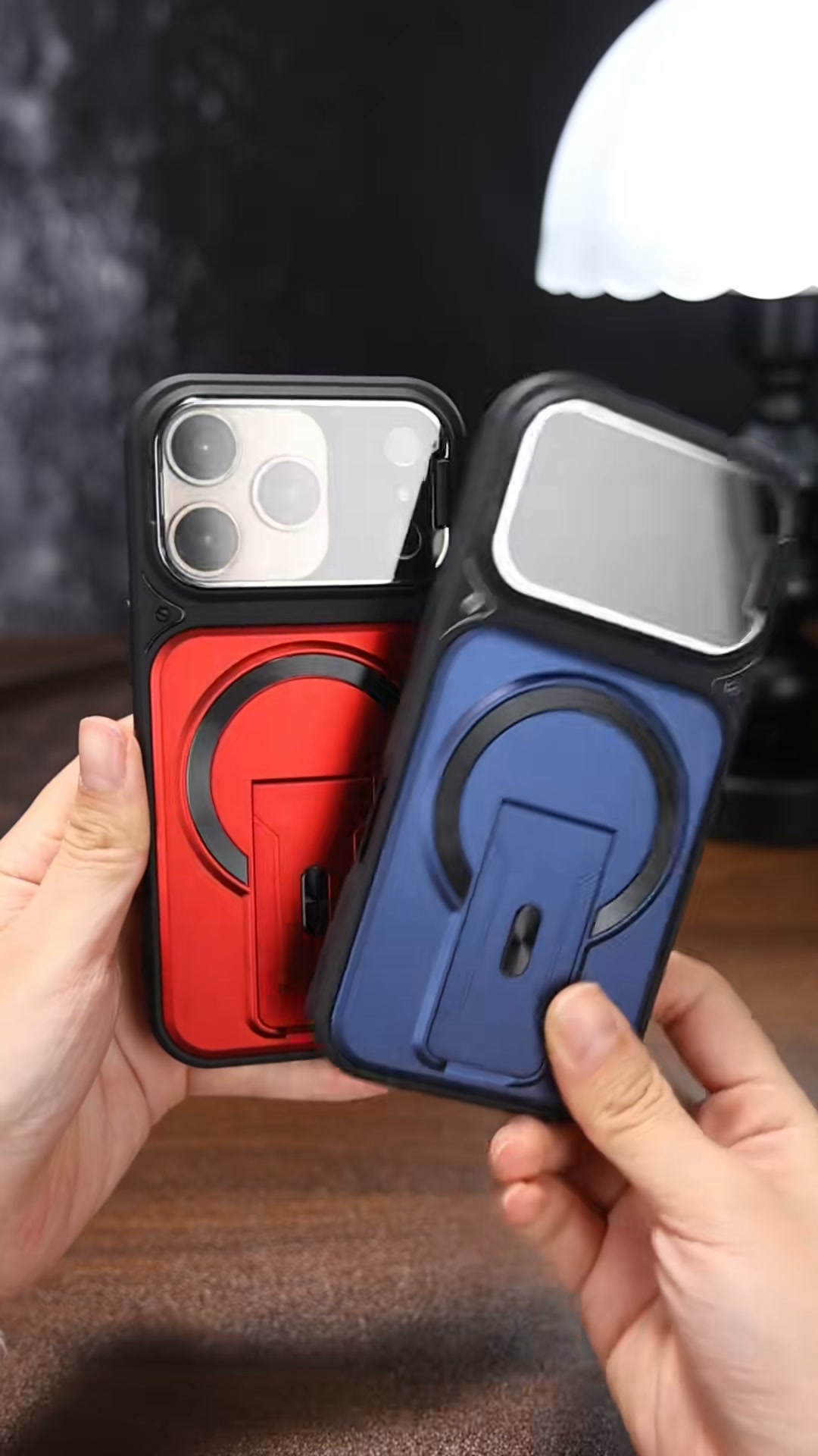 Invisible Dual Stand MagSafe Case