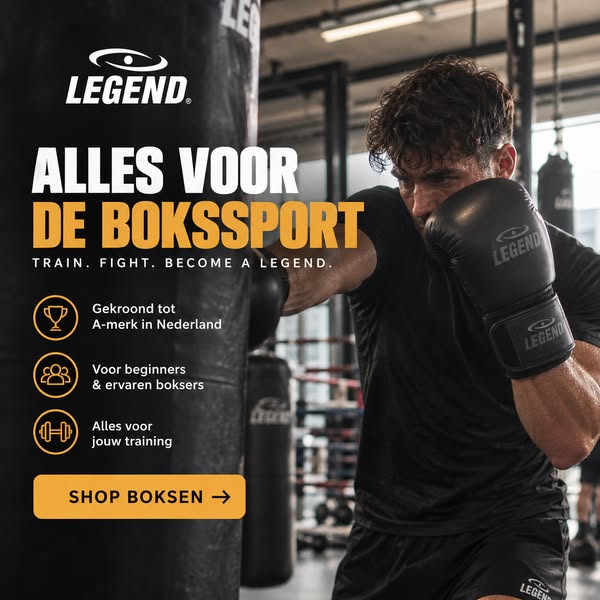 Train als een vechter. Kies Legend Sports!