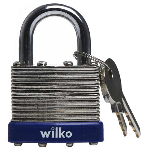 Wilko Laminated Double Locking Padlock 40mm