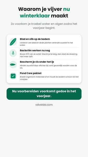 Helder water 100% natuurlijk