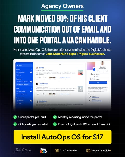 Unlock a 7-Figure Agency System for $17/Month