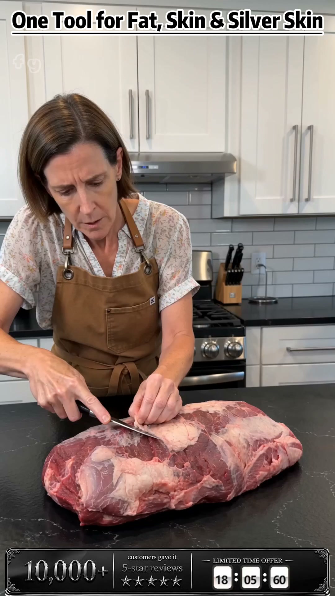 Handheld Fat Trimmer for Beef & Pork
