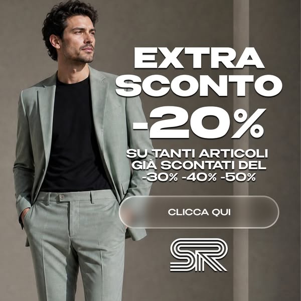 Extra -20% su tanti articoli già scontati
