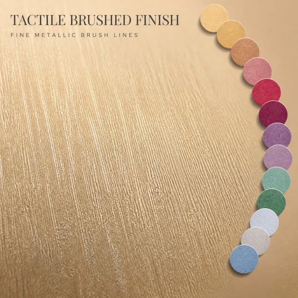 Brushed Texture Finish Pearlescent Paper Different Colors for Premium Gift Wrapping Label and Card Making