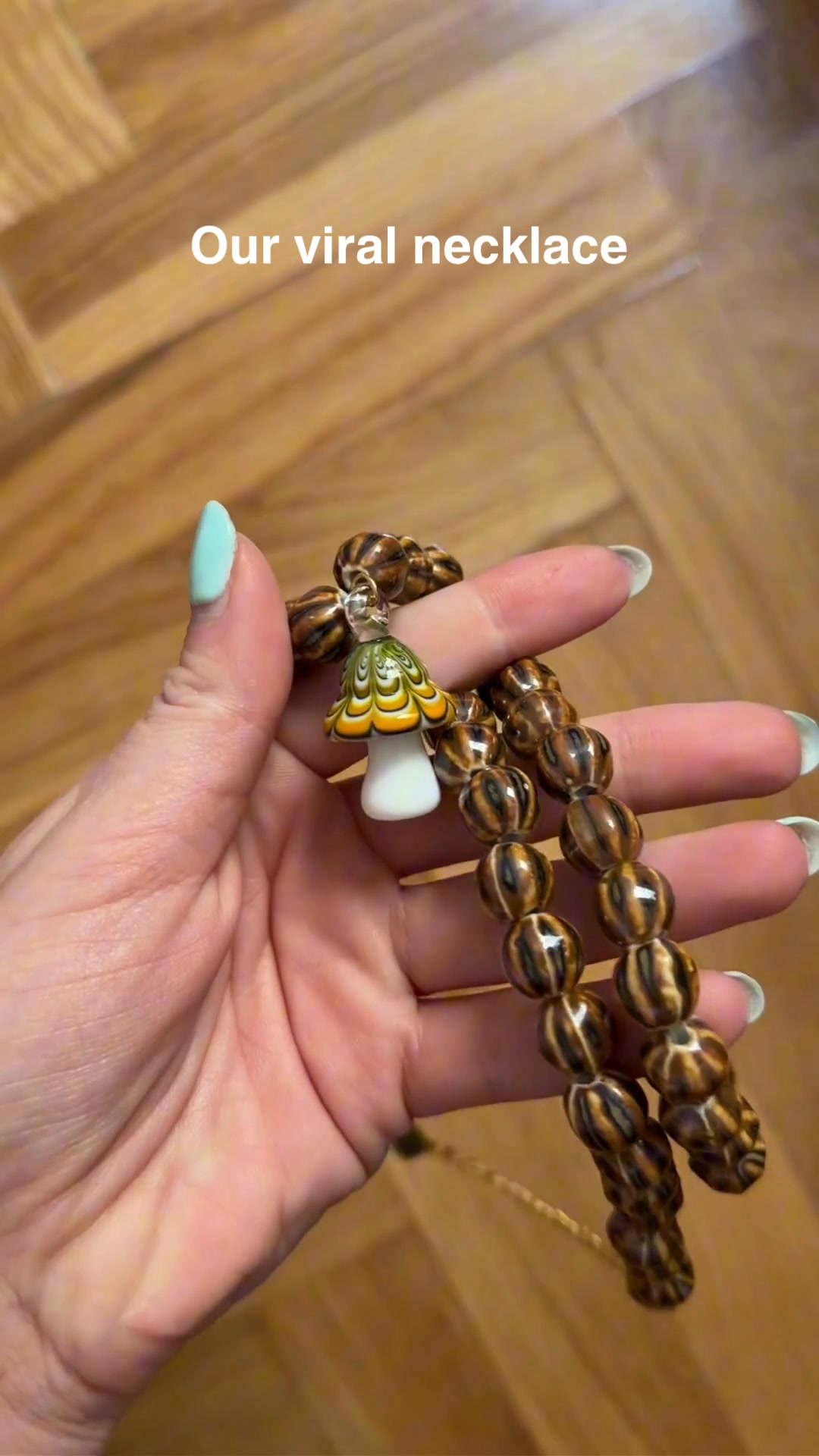A piece of art made jewelry