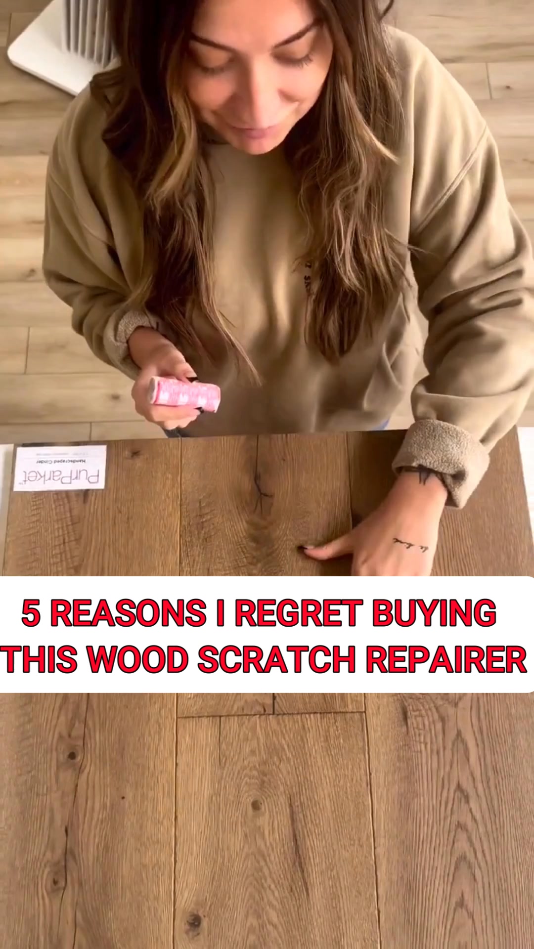 Try This to Remove Wood Scratches