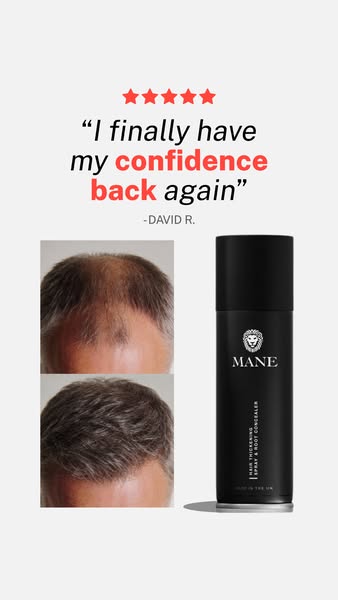 Spray-On Hair Thickener
