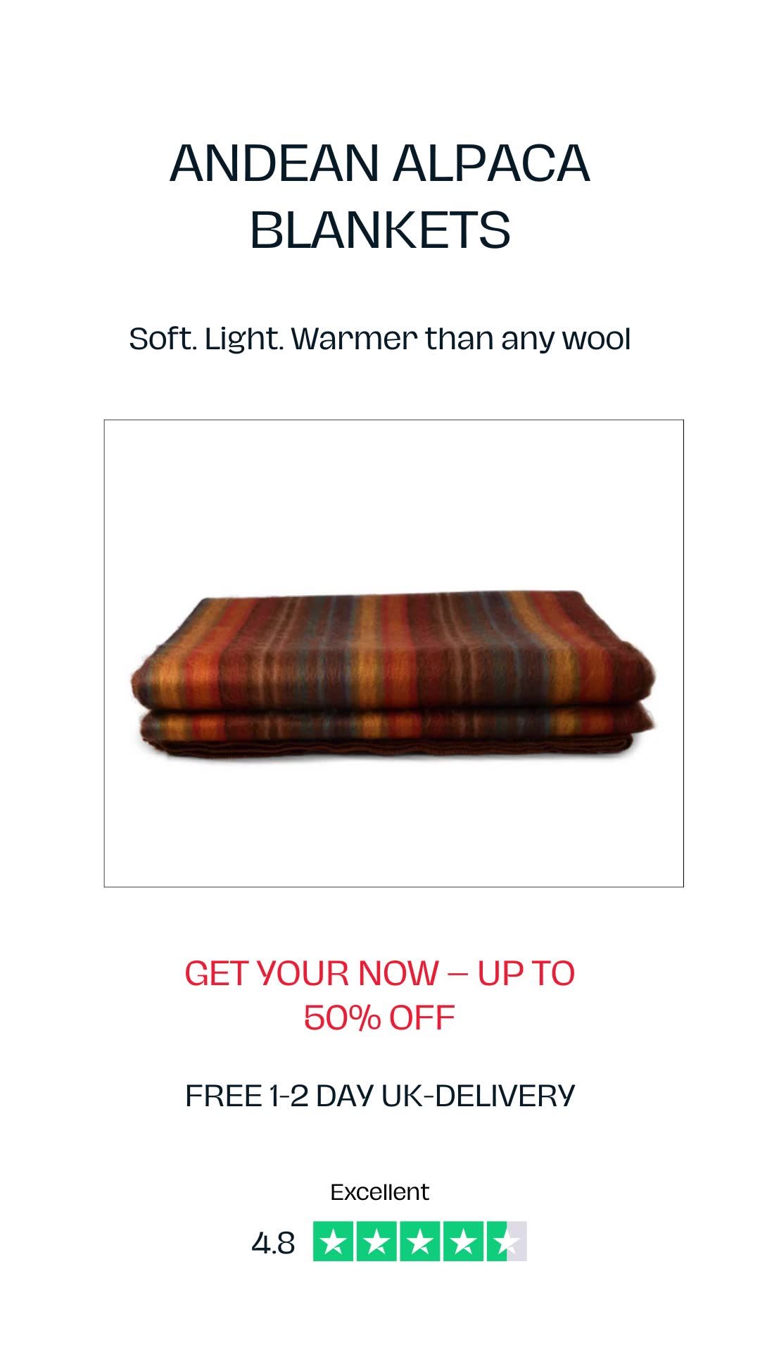 Beautiful alpaca blankets