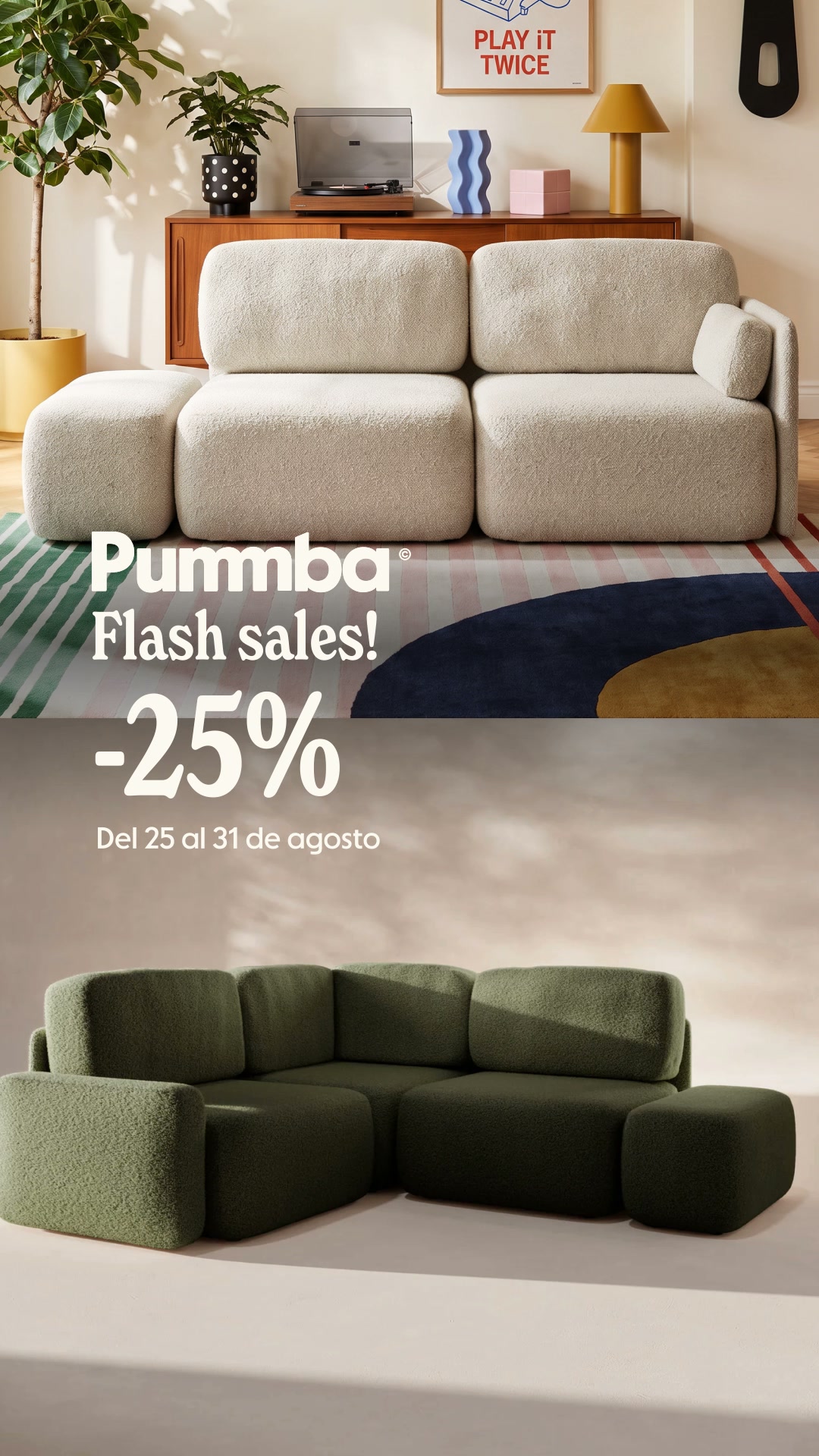 FLASH SALE ¡Ahorra un 25% en tu Pummba!