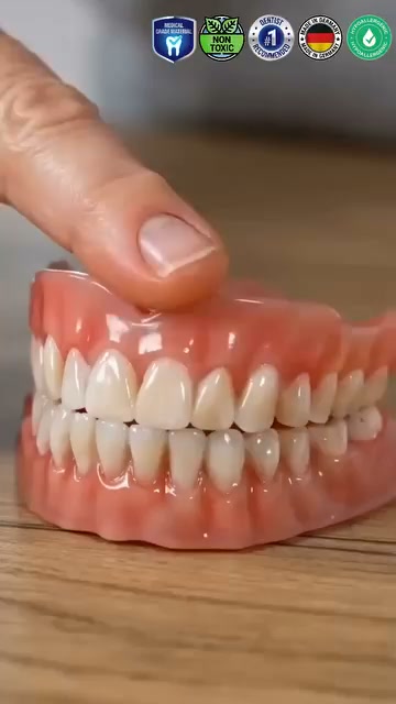 Jedz wszystko bez bólu i kleju! Proteza najnowszej generacji!
