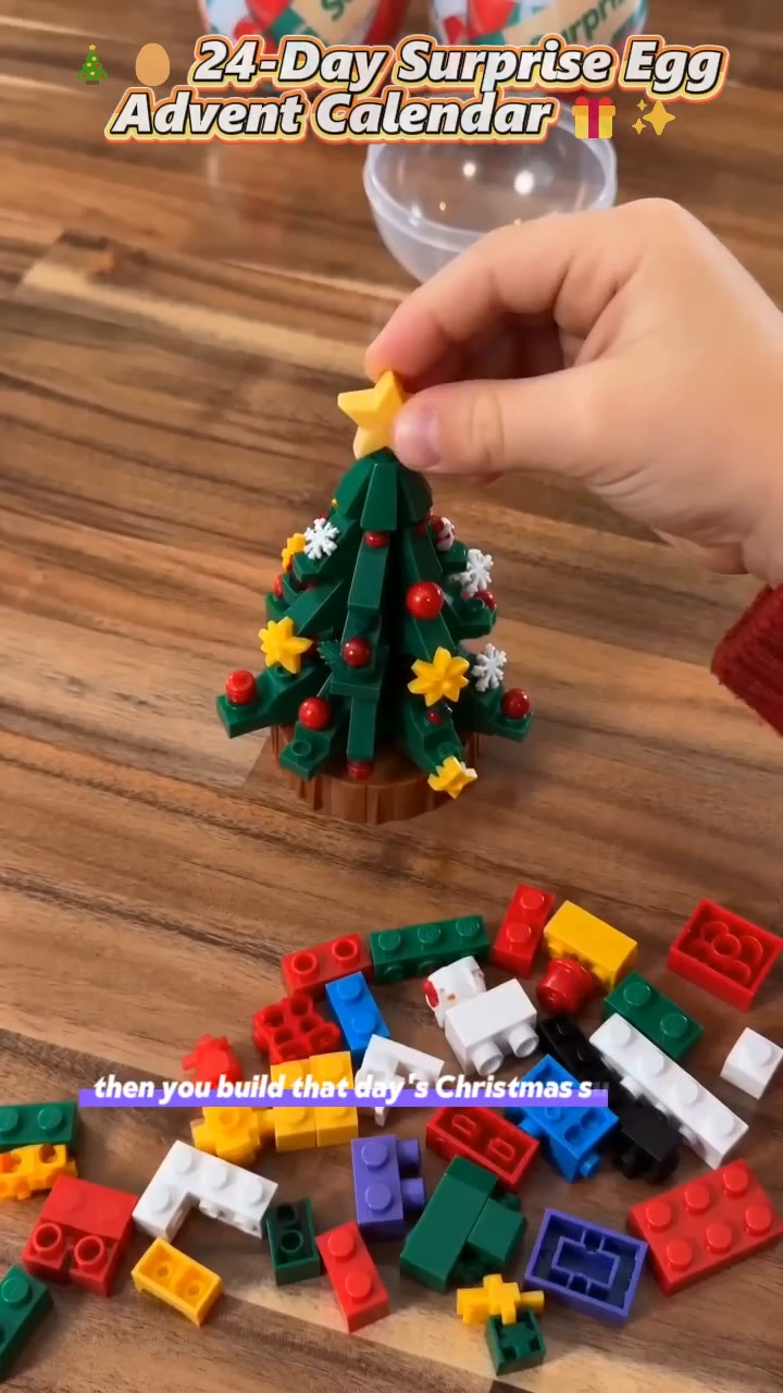 Build, Play & Display: Create Your Own 24-Piece Christmas Village