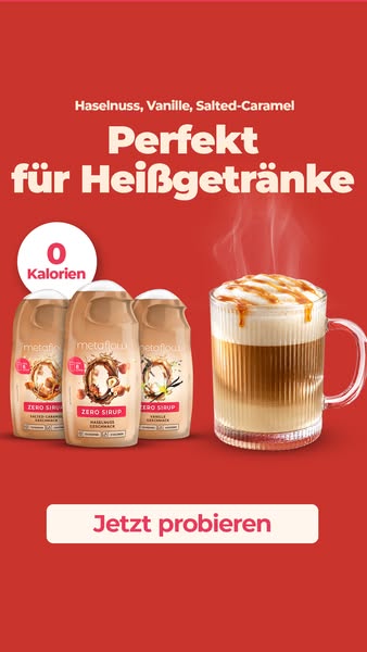 Was du in 30 Sekunden schaffst? Einen zuckerfreien Latte