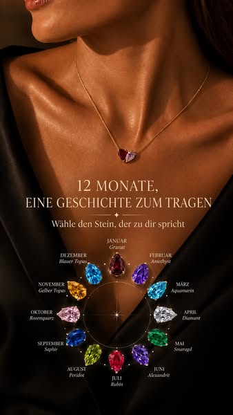 Welche beiden Geburtssteine wirst du wählen?