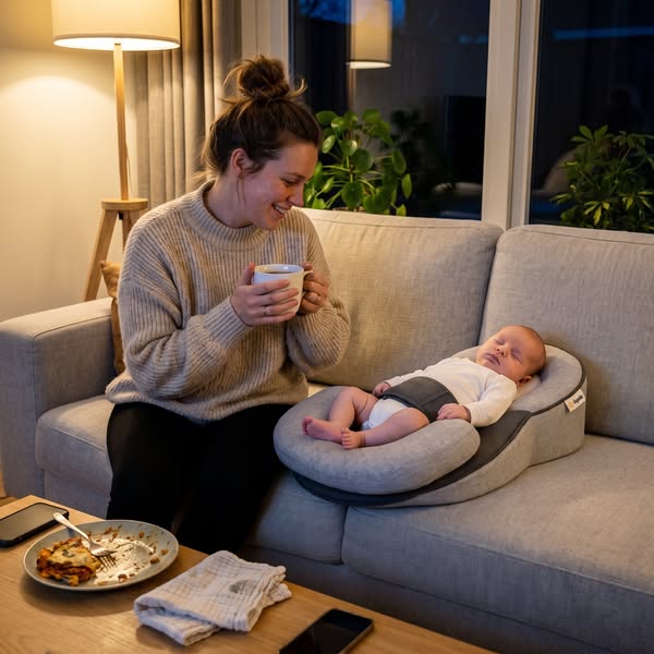 Lees dit als je baby alleen op jou in slaap valt