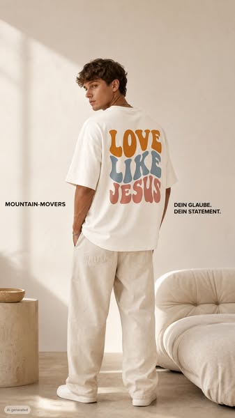 Love Like Jesus Oversize Shirt