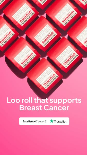 Premium Eco Loo Roll that supports CoppaFeel!