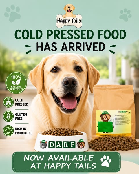 New: DARF Cold Pressed Dog Food