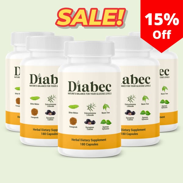SALE! 15% OFF Diabec 5-Pack