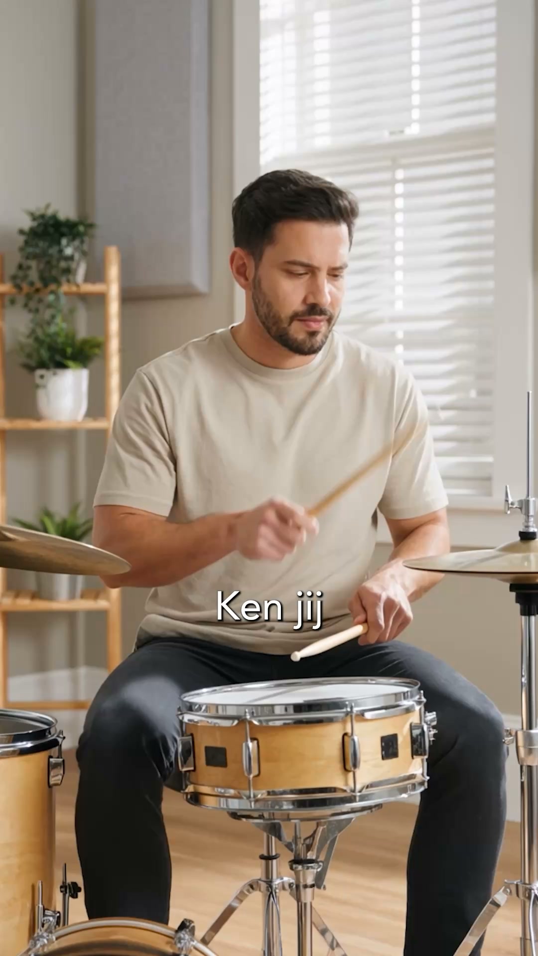 Cadeau voor wie altijd al wilde drummen