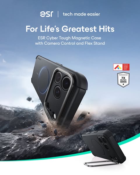 Cyber Tough Armor Case for All iPhone Series–Ultimate Protection | ESR