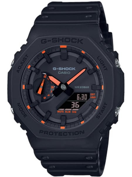 Zegarek męski G-SHOCK GA-2100-1A4ER diver pasek z tworzywa czarna tarcza 200 m