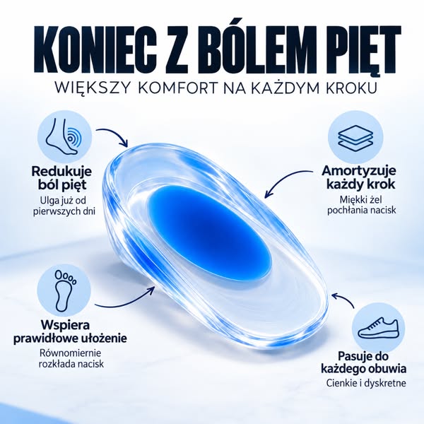 Koniec z bólem pięt już od pierwszego dnia!