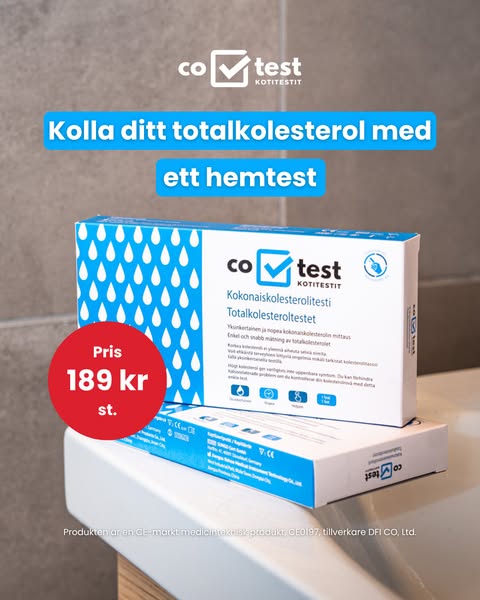Håll koll på din hälsa och beställ Co-Test hemtesterna