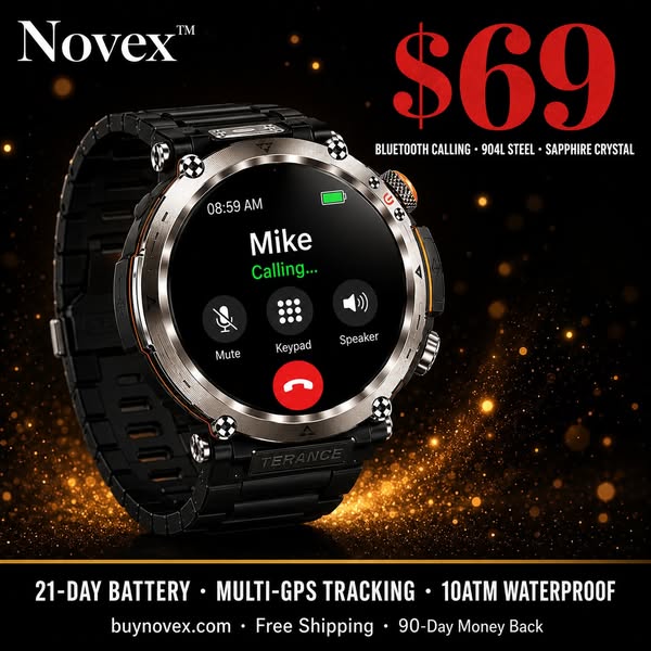 $69. GPS. 21-Day Battery. Waterproof. Calls & Notifications on your wrist. Health tracking 24/7.